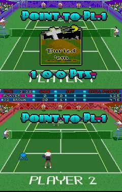 Hot Shots Tennis Arcade Burried &#x27;em