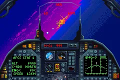 F24 Stealth Fighter Game Boy Advance Firing bullets.