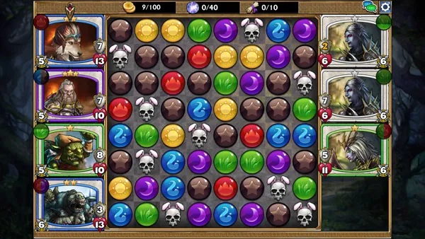 Gems of War Android During eastern the skulls are changed to bunny skulls.