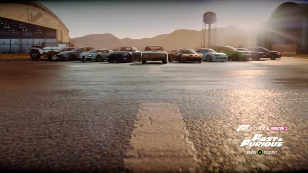Forza Horizon 2 Presents Fast &#x26; Furious Xbox One Start menu