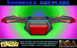 Hard Nova DOS Title Screen (EGA)