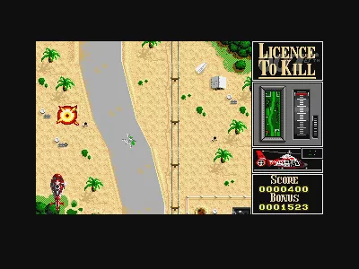 007: Licence to Kill Atari ST Your helicopter can make things go BOOM