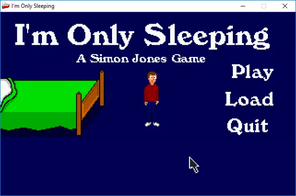 I&#x27;m Only Sleeping Windows Title and Main Menu