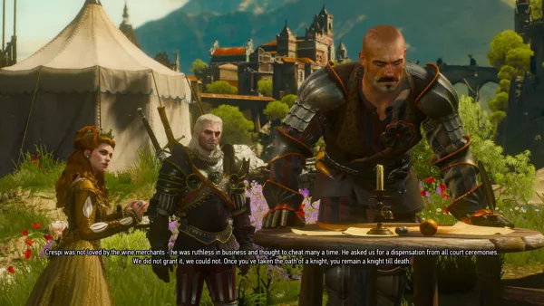 The Witcher 3: Wild Hunt - Blood and Wine PlayStation 4 Discussing the contract