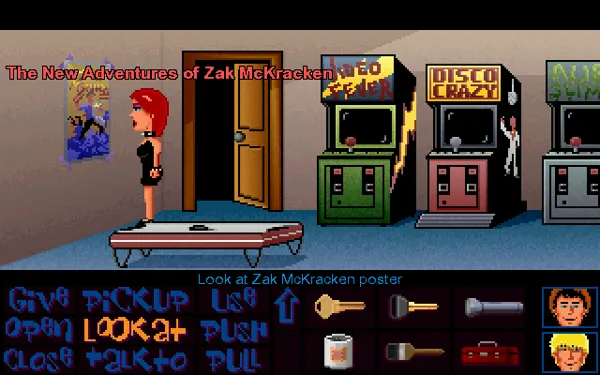 Maniac Mansion Deluxe Windows Another Easter egg - actually, when playing the original I thought that the poster was for one of the Indiana Jones games...