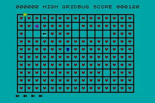 Grid Bug ZX Spectrum Eating up the hearts