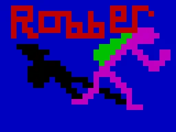 Robber ZX Spectrum Title screen