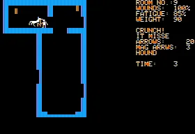 Dunjonquest: Morloc&#x27;s Tower Apple II The hound must be killed