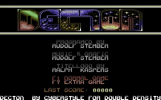 Decton Commodore 64 Title screen