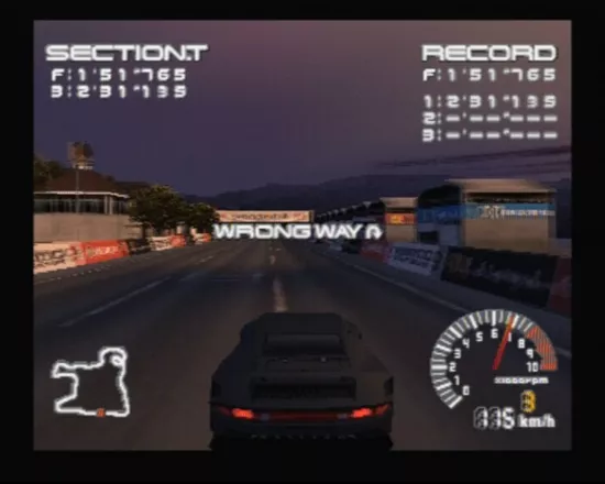 R4: Ridge Racer Type 4 PlayStation Oops, wrong way