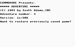 Secret Mission Commodore 16, Plus/4 Title screen