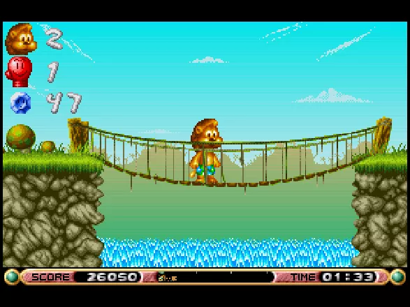 Brian the Lion Starring In: Rumble in the Jungle Amiga The Rocky Mountains (ECS Version)