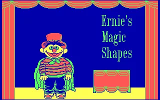 Ernie&#x27;s Magic Shapes DOS Title screen 1