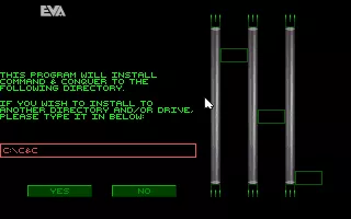 Command &#x26; Conquer DOS install