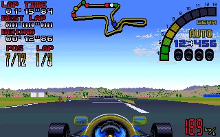 Nigel Mansell&#x27;s World Championship Racing Amiga CD32 Driving in South Africa