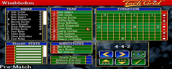 Manchester United Premier League Champions Amiga CD32 Select players