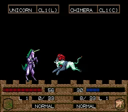 Dark Wizard SEGA CD Unicorn vs. Chimera