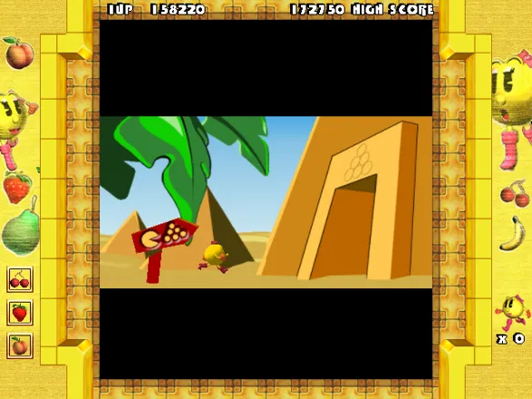 Ms. Pac-Man: Quest for the Golden Maze Windows Cutscene for entering the 3rd level-- &#x22;The temple of dots&#x22;