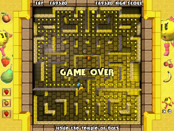 Ms. Pac-Man: Quest for the Golden Maze Windows Game over