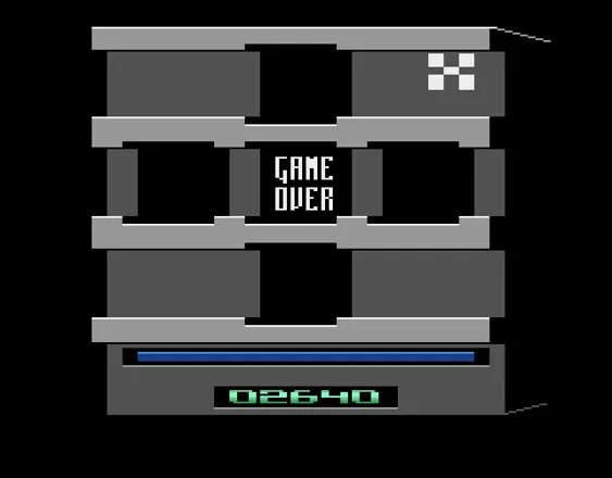 Assembloids 2600 Atari 2600 Game Over screen with final score (PAL).