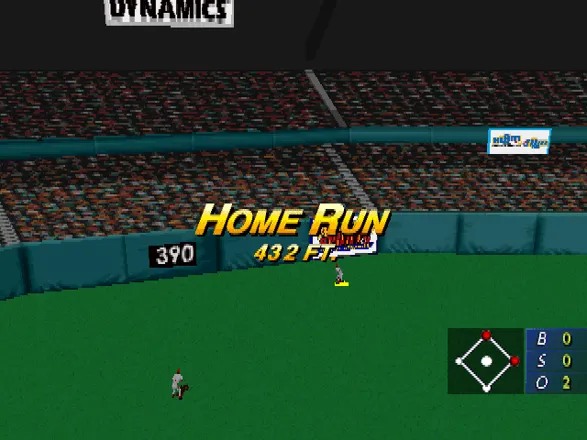 3D Baseball PlayStation Home run.