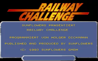 Railway Challenge DOS Credits Screen.