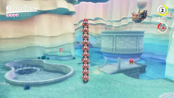 Super Mario Odyssey Nintendo Switch Goombas in the Lake kingdom