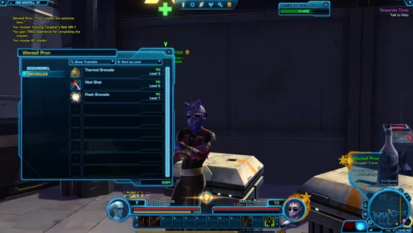 Star Wars: The Old Republic Windows A guy called Pron can teach you all kind of skills.