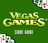 Vegas Games Game Boy Color Title screen.