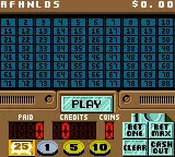 Vegas Games Game Boy Color Video Keno.