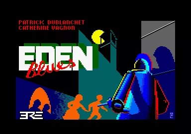 Eden Blues Amstrad CPC Loading screen