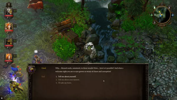 Divinity: Original Sin - Enhanced Edition Linux Talking with an earth elemental