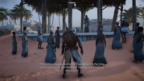 Assassin&#x27;s Creed: Origins Xbox One Listening to a quest giver