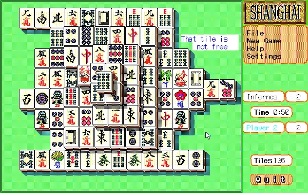 Shanghai PC-98 Two player Challenge mode