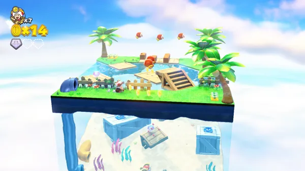 Captain Toad: Treasure Tracker Wii U Good thing Toad can breathe underwater