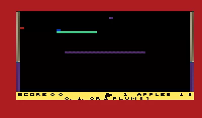 Snake Byte VIC-20 Some levels have barriers on the screen.