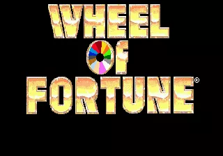 Wheel of Fortune Genesis Title screen