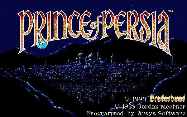 Prince of Persia PC-98 Title screen