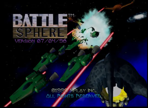 BattleSphere Jaguar Title screen.