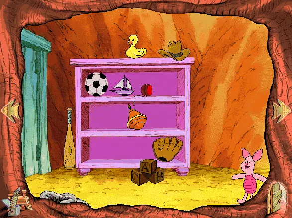 Disney&#x27;s Animated Storybook: Winnie the Pooh and the Honey Tree Windows The first mini-game.