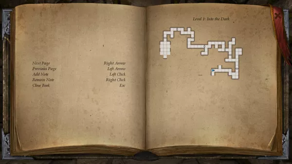 Legend of Grimrock Macintosh Auto-mapping turned on