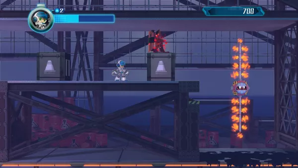 Mighty No. 9 Windows Flames are quite dangerous