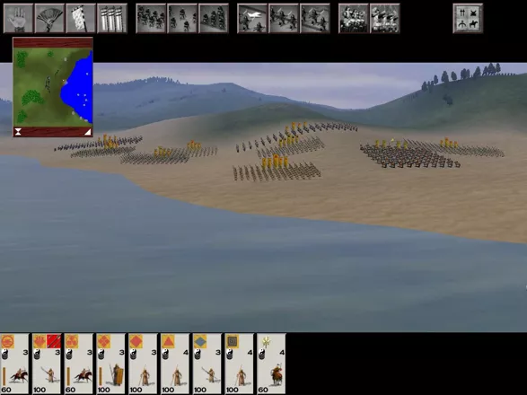 Shogun: Total War - The Mongol Invasion Windows Assessing the situation in the Hakata Bay battle