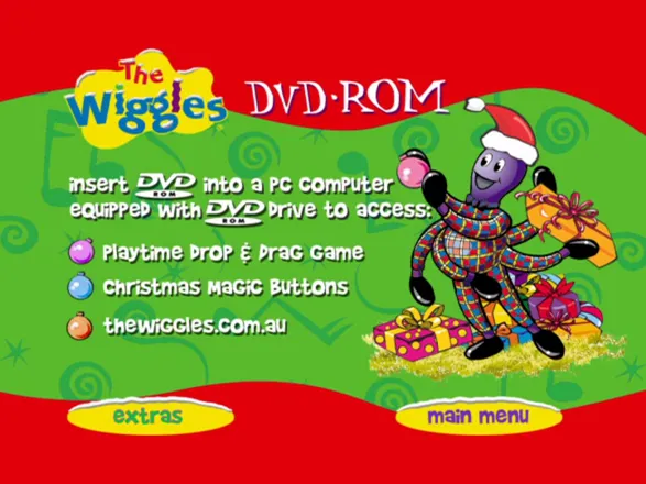 The DVD-ROM menu.