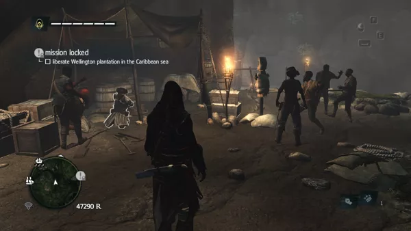 Assassin&#x27;s Creed IV: Black Flag - Freedom Cry Windows Examining the hostages in Maroon&#x27;s hideout