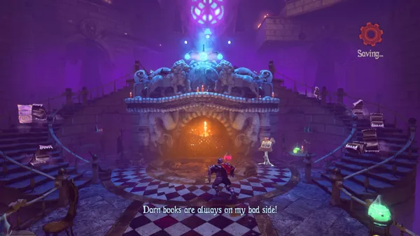 Trine 3: The Artifacts of Power PlayStation 4 Pontius and books just don&#x27;t get along