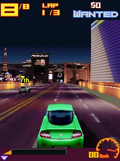 Asphalt 3 3D: Street Rules J2ME Racing in Las Vegas