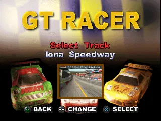 All Star Racing PlayStation GT Racer - Select Track - Iona Speedway
