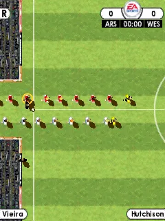 FIFA Soccer 2002 Windows Mobile Players entering the pitch