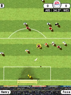 FIFA Soccer 2002 Windows Mobile Shoot attempt